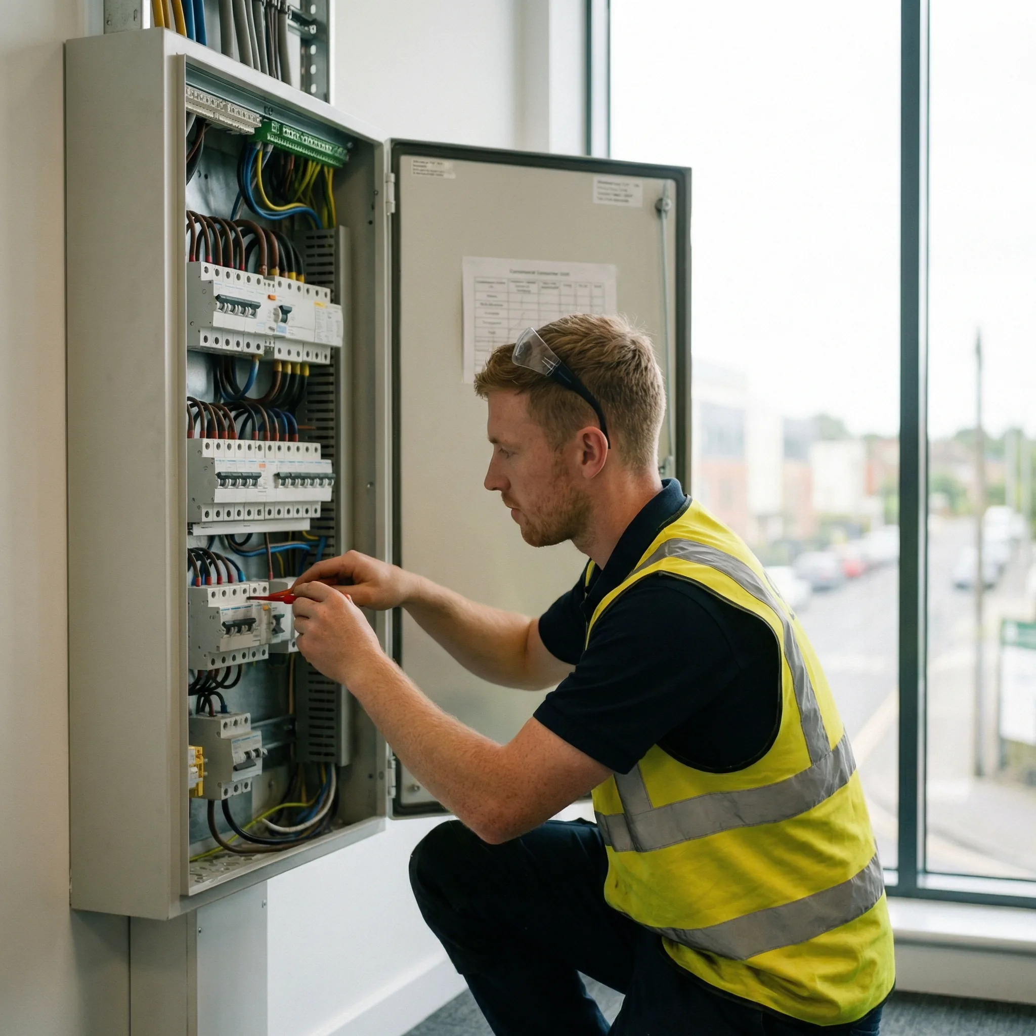 Commercial distribution board upgrade in Cork
